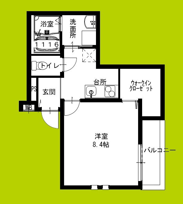 フジパレス大日Ⅰ番館 間取り