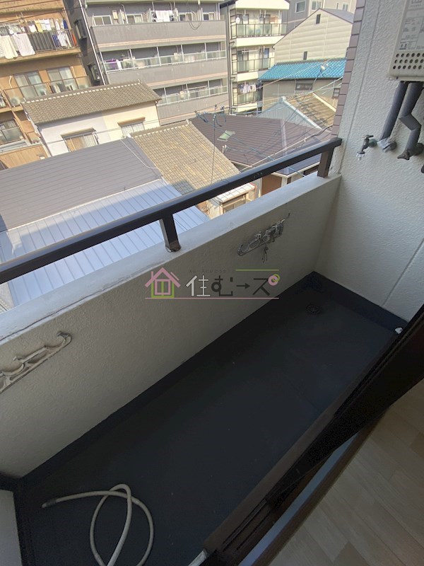 ライズワン下新庄 ベランダ