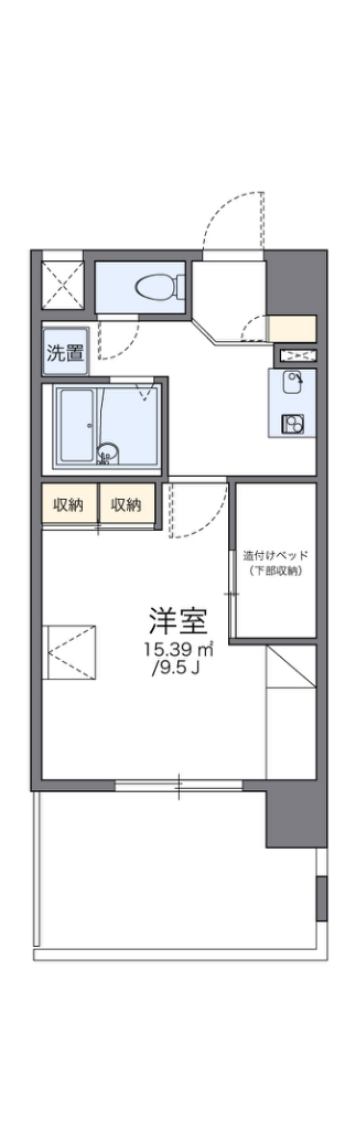 レオパレスＲＥＺＯＮ中百舌鳥 間取り
