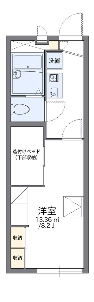 レオパレススカイヒルズ 間取り