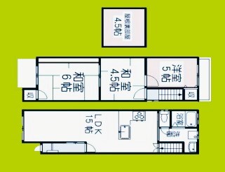 西成区千本北戸建 間取り