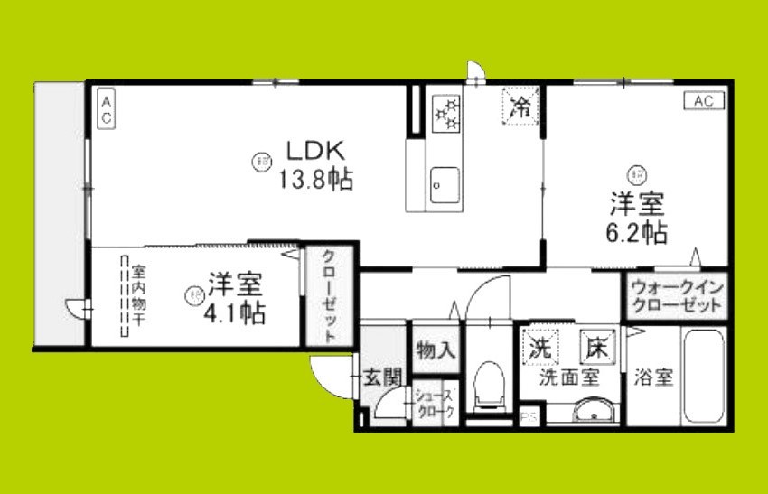 ラ・メゾン・プラム 間取り図