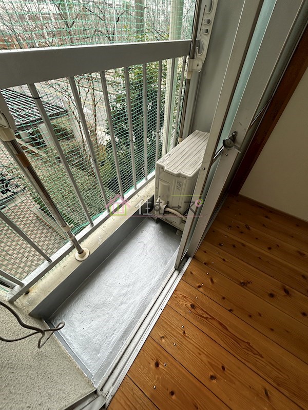 弁天町土居マンション ベランダ