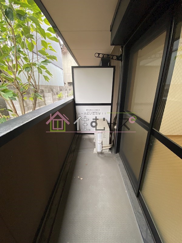 ドミールアプリコット ベランダ