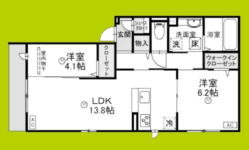 ラ・メゾン・プラム 間取り図