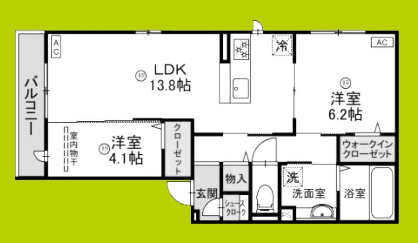 ラ・メゾン・プラム 間取り図