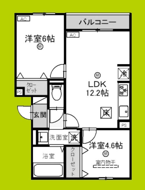 La maison青木町Ⅰ 間取り