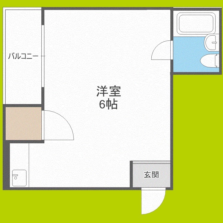 ハイツ港晴2 間取り
