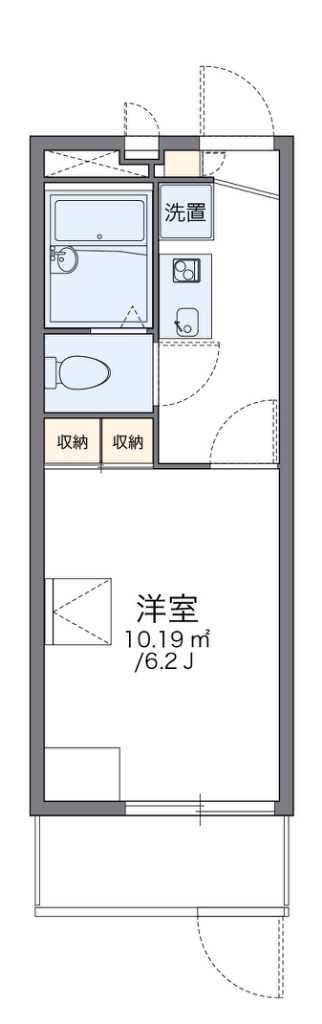 レオパレス三津屋 間取り