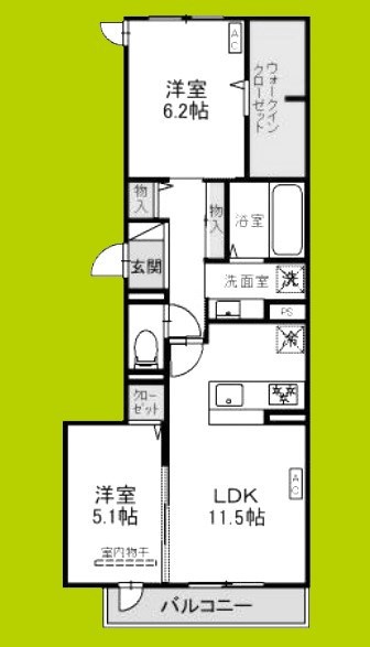 コンフォータブル武庫川 間取り