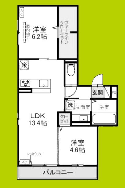 コンフォータブル武庫川 間取り