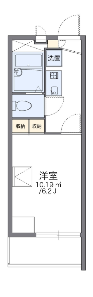 レオパレスラ　フォレ 間取り