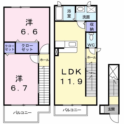 フィオーレシミズ 間取り