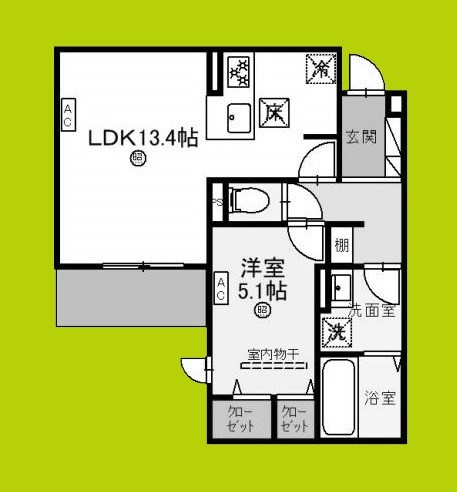 クレスト流町 間取り
