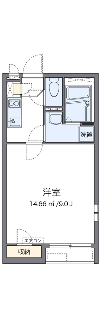 クレイノラ　ルーチェ 間取り