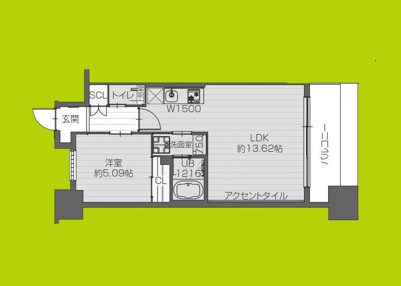 プレジオ帝塚山 間取り図