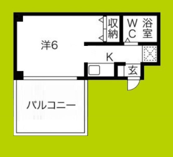 スーパーコート長居公園フロント 間取り