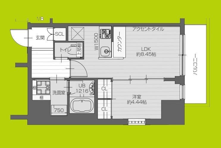 プレジオ永和EURO 間取り図