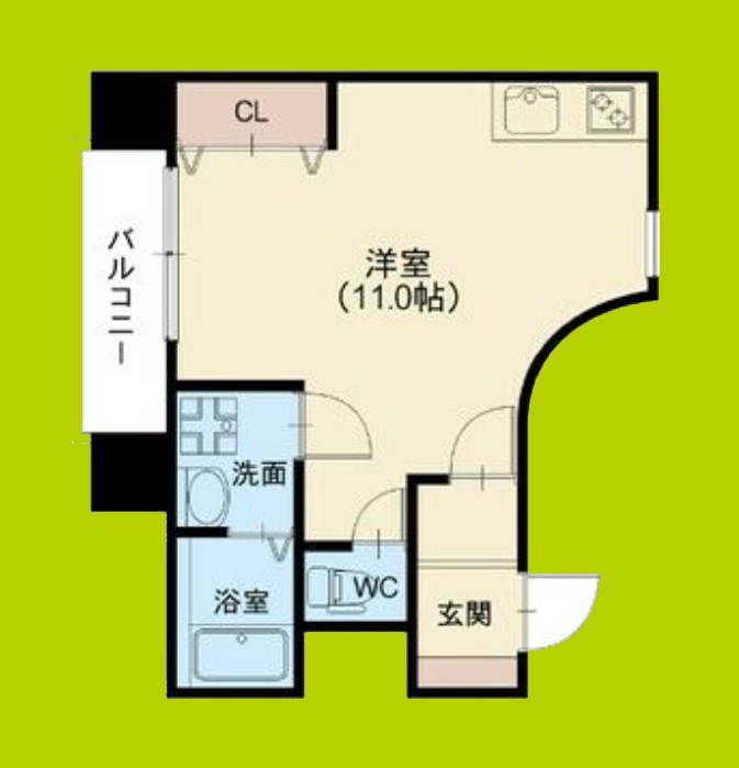 FRONT FIELD長居東 間取り