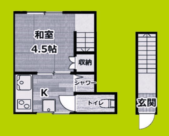 中川東アパート 間取り