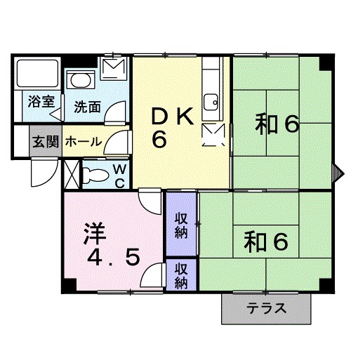 ヴィラサンシャイン 間取り