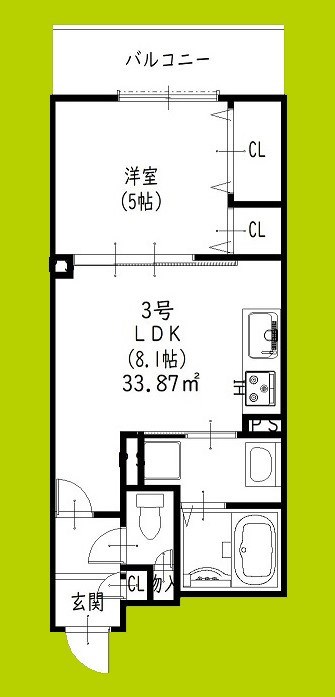 クリエオーレ雁屋西町 間取り