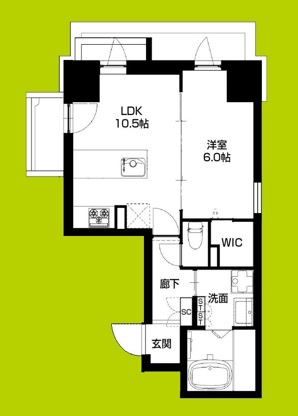 La CASA 石ケ辻�� 間取り