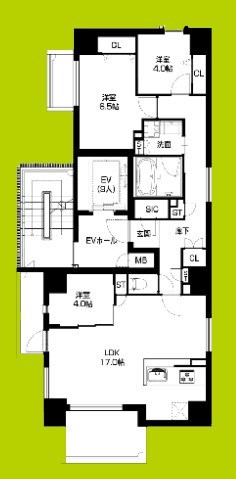 La CASA 石ケ辻�� 間取り