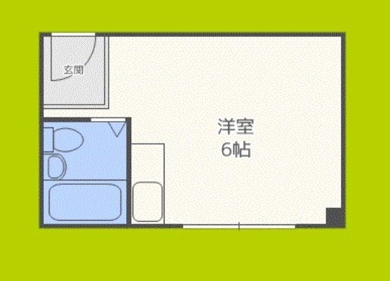 万代住之江コーポ 間取り図