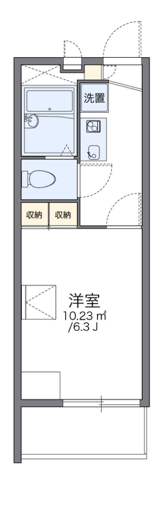 レオパレス新森 間取り