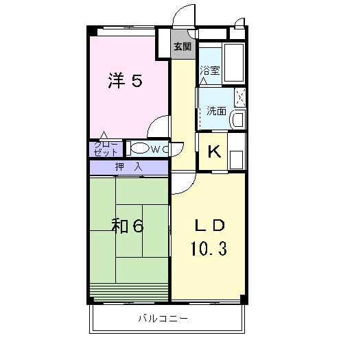 アフロディ布市 間取り