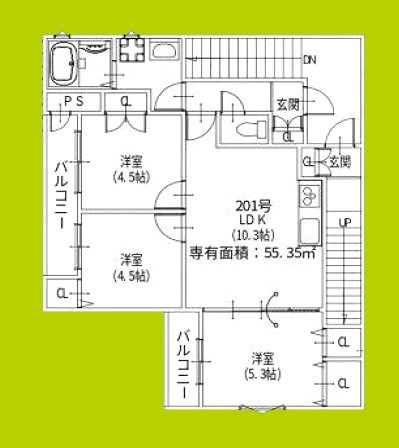 ワンライフ雁屋南町 間取り