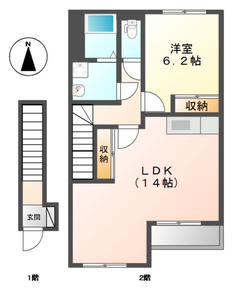 ｍｉｇｎｏｎ　ｓｏｌｅｉｌ　（ミニョン　ソレイユ） 間取り