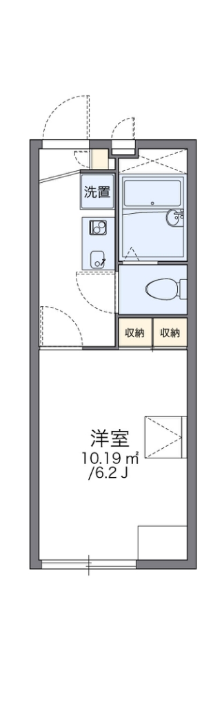 レオパレス池北 間取り
