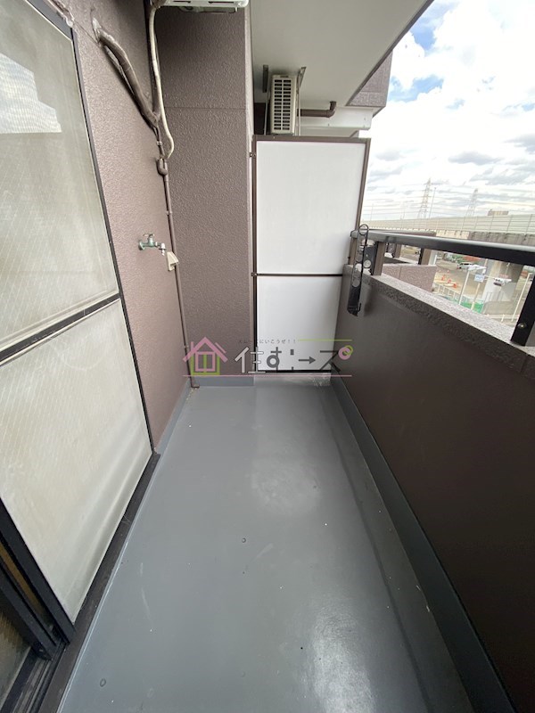 コンフォール長吉 ベランダ