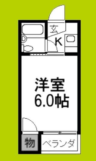 ハイツ平野南 間取り
