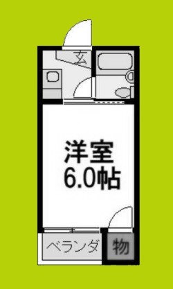 ハイツ平野南 間取り