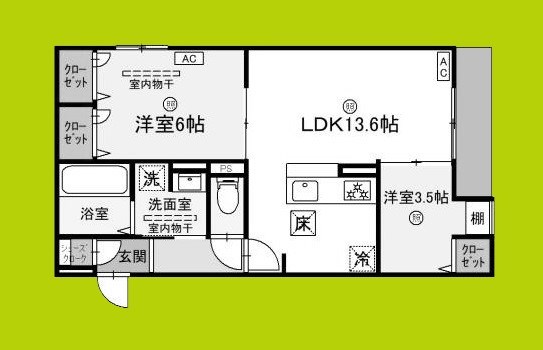 アベニュー阪南町 間取り