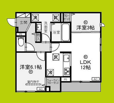 アベニュー阪南町 間取り図