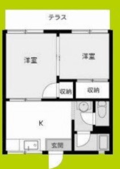 下農ハイツ 間取り