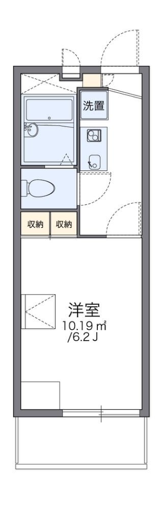 レオパレスセントラルアベニュー 間取り
