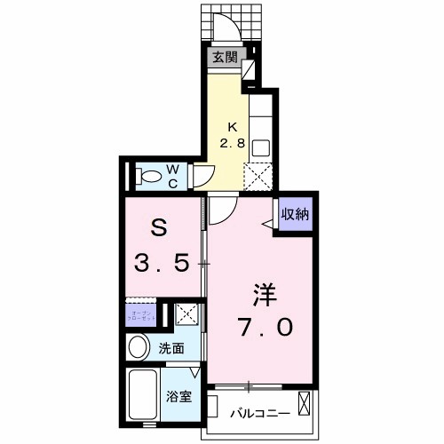 ジャルダン　ブルーⅡ 間取り