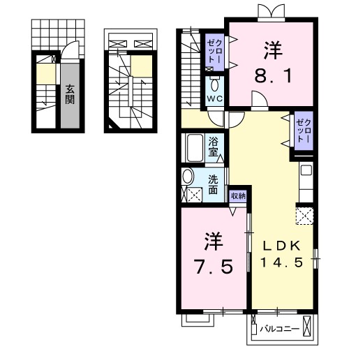 ベルアンジュ 間取り