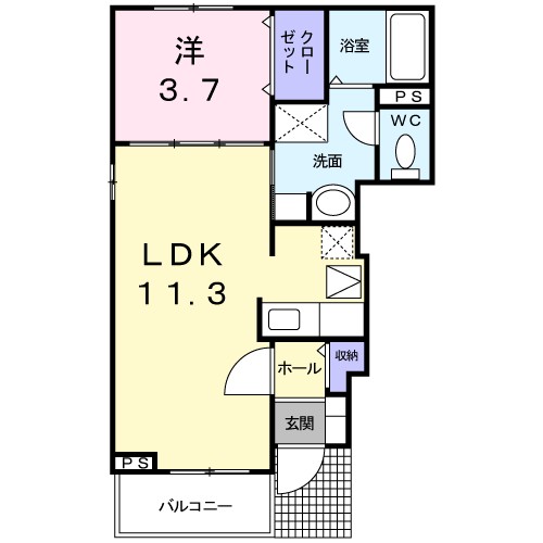 ソルジェンテ 間取り