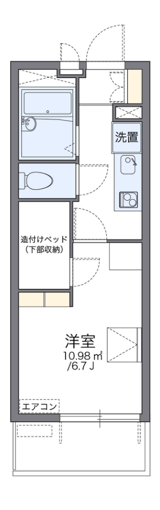 レオパレス真田山 間取り