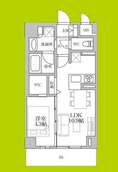 セキュリアコート西宮北口 間取り図