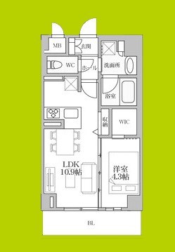 セキュリアコート西宮北口 間取り図
