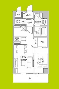 セキュリアコート西宮北口 間取り図