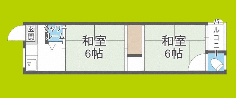 木村第4文化住宅 間取り