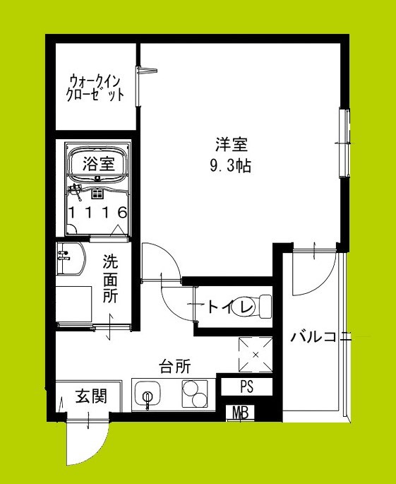 フジパレス今川公園Ⅲ番館 間取り